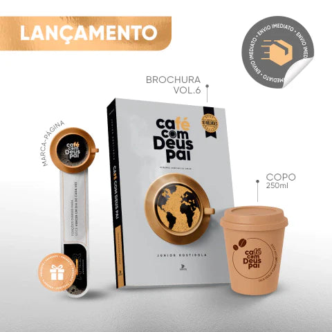 Café com Deus Pai edição 2026 (brochura) + Presente: Copo (250ml)