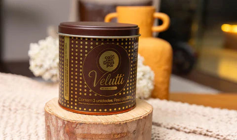 Lata Alfajor Velutti com 6 unidades