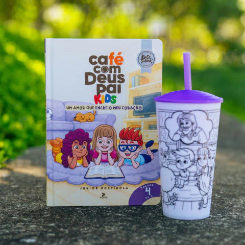Volume 4 Café com Deus Pai Kids + Copo