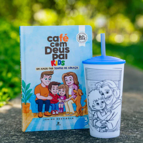 Volume 3 Café com Deus Pai Kids + Copo