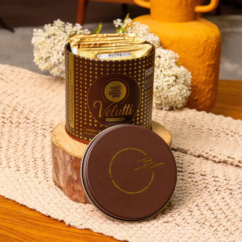 Lata Alfajor Velutti com 6 unidades
